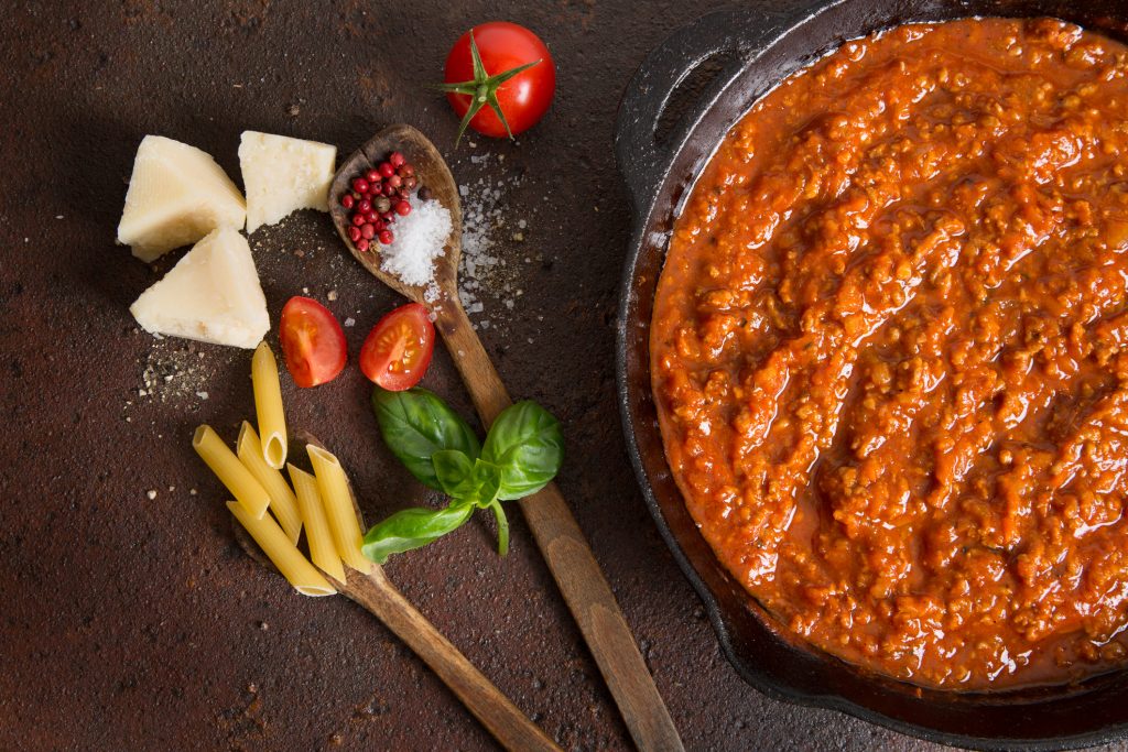 Bolognese-Sauce - Bildnachweis: alle12 – Stock-ID: 639017168 – Lizenz erworben am: 05.06.2025