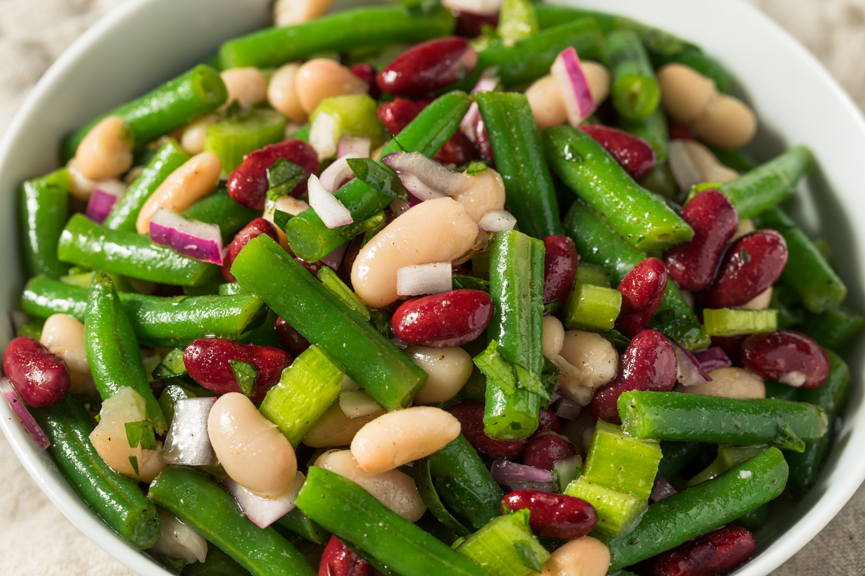 Drei-Bohnen-Salat Rezept – frisch, bunt & voller Vitamine