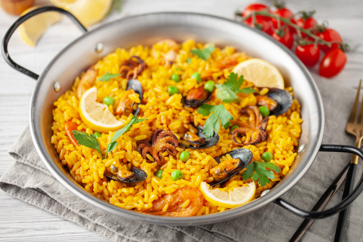 Spanische Paella Rezept – Traditionell, bunt & voller Geschmack