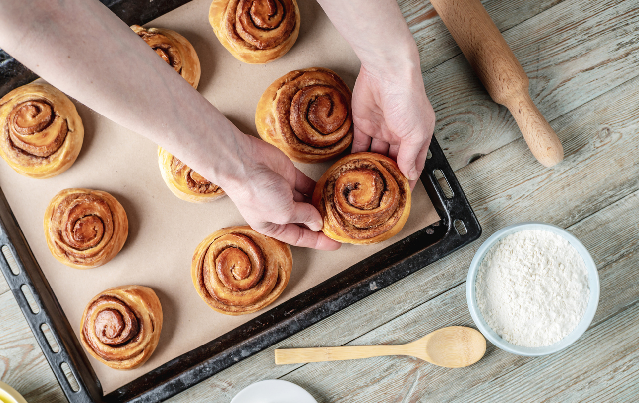 Leckere kleine Zimtschnecken – weich, saftig & wunderbar duftend
