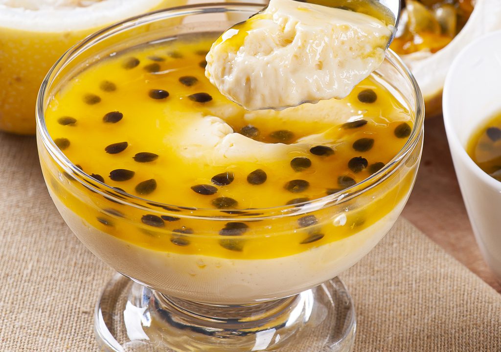 Selbstgemachte Passionsfruchtmousse – frisch und richtig lecker