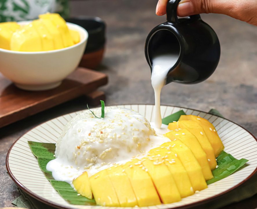Mango Sticky Rice: Klebriger Reis trifft auf saftige Mango und feine Kokosnote