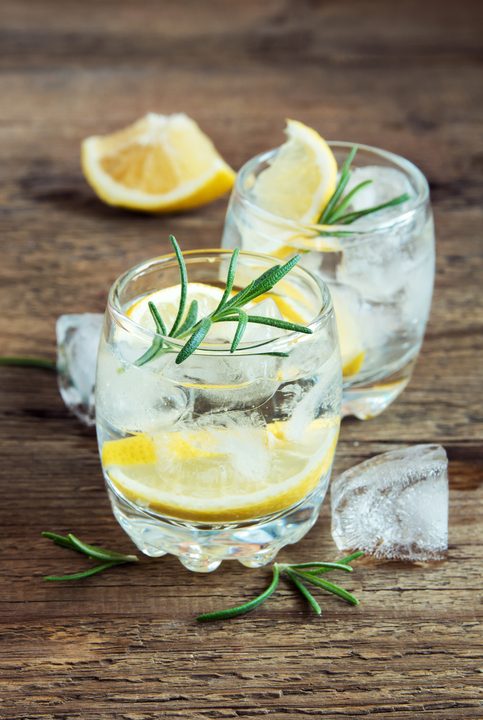 Gin Tonic mit Zitrone und Rosmarin – Dieser Drink wirkt schlicht und trotzdem besonders