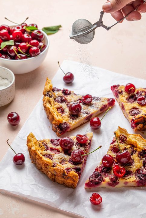 Clafoutis mit Kirschen: ein einfaches Dessert wie aus Frankreich