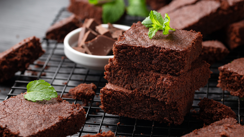 So wird ein Schokoladenbrownie richtig fudgy und unwiderstehlich